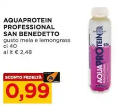 Alì Supermercati Aquaprotein professional SAN BENEDETTO offerta