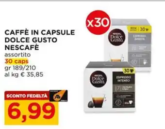 Caffè in capsule dolce gusto NESCAFÈ