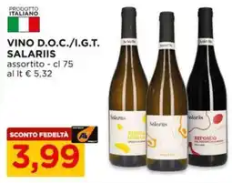 Alì Supermercati Vino d.o.c./i.g.t. SALARIIS offerta