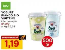 Alì Supermercati Yogurt bianco bio VIPITENO offerta