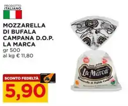 Alì Supermercati Mozzarella di bufala campana D.O.P. LA MARCA offerta