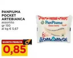 Alì Supermercati Panpiuma pocket ARTEBIANCA offerta
