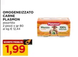 Alì Supermercati Omogeneizzato carne PLASMON offerta