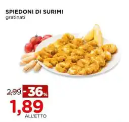 Alì Supermercati Spiedoni di surimi gratinati offerta