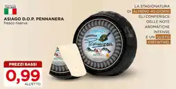 Alì Supermercati Lattebusche asiago d.o.p. pennanera offerta