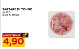 Alì Supermercati Tartare di tonno offerta