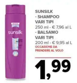 Todis Sunsilk shampoo balsamo offerta