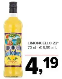 Todis Limoncello 22° offerta