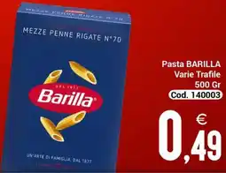 Centro Cash Pasta BARILLA Varie Trafile offerta