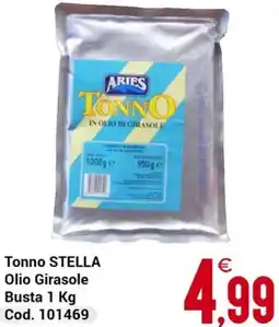 Centro Cash ARIES Tonno STELLA Olio Girasole offerta