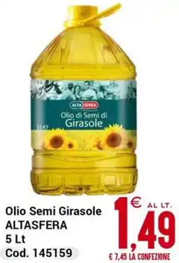 Centro Cash Olio Semi Girasole ALTASFERA offerta