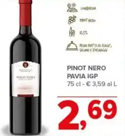 Todis Pinot nero pavia IGP offerta