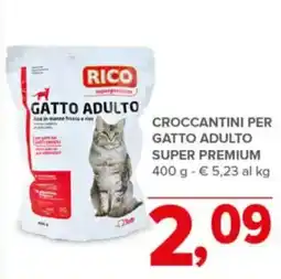 Todis Rico croccantini per gatto adulto super premium offerta
