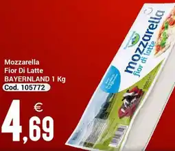 Centro Cash Mozzarella Fior Di Latte BAYERNLAND offerta