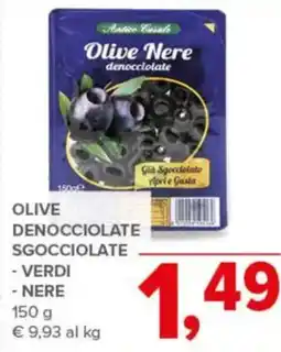 Todis Olive denocciolate sgocciolate verdi - nere offerta