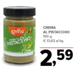 Todis Loving crema al pistacchio offerta