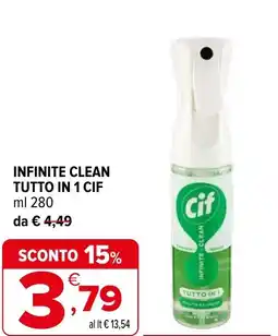 Iperal Infinite clean tutto in 1 CIF offerta