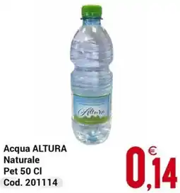 Centro Cash Acqua ALTURA Naturale offerta