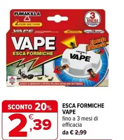 Iperal Esca formiche VAPE offerta
