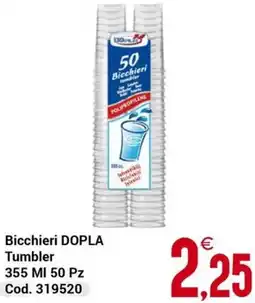 Centro Cash Bicchieri DOPLA Tumbler offerta