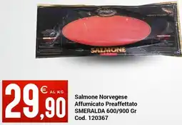 Centro Cash Salmone Norvegese Affumicato Preaffettato SMERALDA offerta