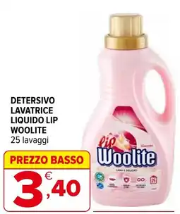 Iperal Detersivo lavatrice liquido LIP WOOLITE offerta