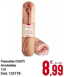 Centro Cash Pancetta COATI Arrotolata offerta