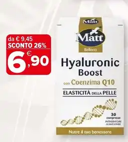 Iperal Matt Hyaluronic Boost Coenzima Q10 offerta