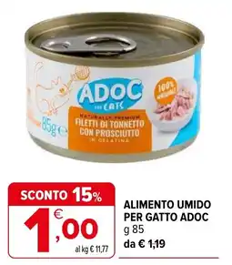 Iperal Alimento umido per gatto ADOC offerta