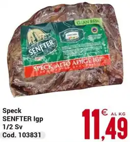 Centro Cash Speck SENFTER Igp offerta