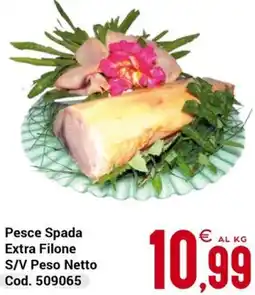 Centro Cash Pesce Spada Extra Filone S/V Peso Netto offerta