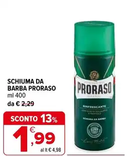 Iperal Schiuma da barba PRORASO offerta