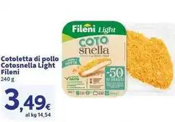 Sigma Superstore Cotoletta di pollo Cotosnella Light Fileni offerta