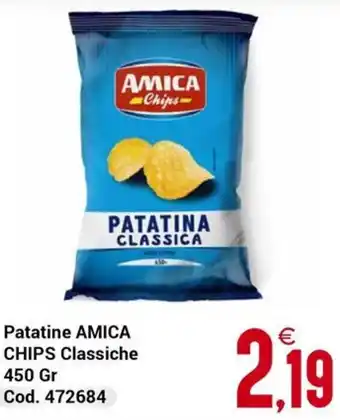 Centro Cash Patatine AMICA CHIPS Classiche offerta