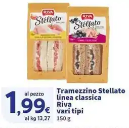 Sigma Superstore Tramezzino Stellato linea classica Riva offerta