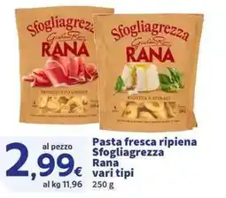 Sigma Superstore Pasta fresca ripiena Sfogliagrezza Rana offerta