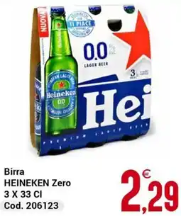 Centro Cash Birra HEINEKEN Zero offerta