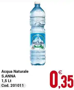 Centro Cash Acqua Naturale S.ANNA offerta