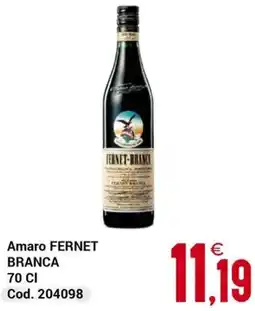 Centro Cash Amaro FERNET BRANCA offerta