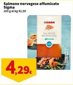 Sigma Superstore Salmone norvegese affumicato Sigma offerta