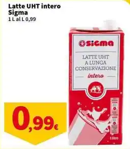 Sigma Superstore Latte UHT intero Sigma offerta