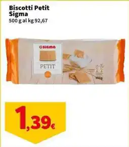Sigma Superstore Biscotti Petit Sigma offerta