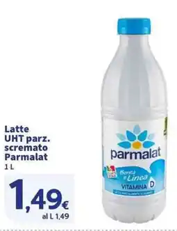 Sigma Superstore Latte UHT parz. scremato Parmalat offerta
