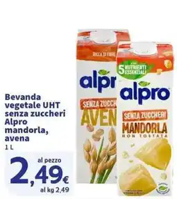 Sigma Superstore Bevanda vegetale UHT senza zuccheri Alpro mandorla, avena offerta