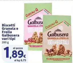 Sigma Superstore Biscotti Granola e Frolla Galbusera offerta