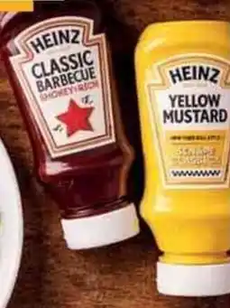 Deco Superfreddo Heinz salsa top down BBQ Classic-Yellow Mostarda offerta