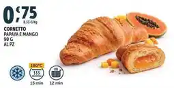 Deco Superfreddo Cornetto papaya e mango al pz offerta