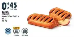 Deco Superfreddo Pacgel strudel con crema e mela al pz offerta