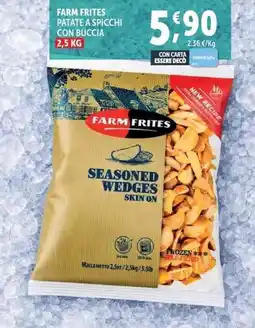 Deco Superfreddo Farm frites patate a spicchi con buccia offerta