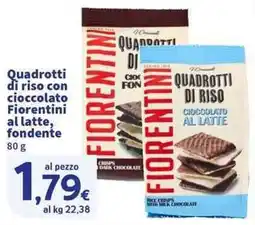 Sigma Superstore Quadrotti di riso con cioccolato Fiorentini al latte, fondente offerta